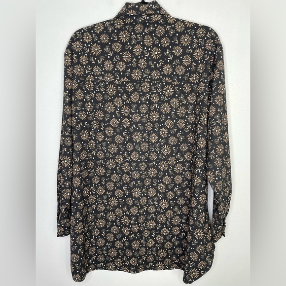 Womance Atelier oversized dark floral buttons down shirt - Picture 10 of 10